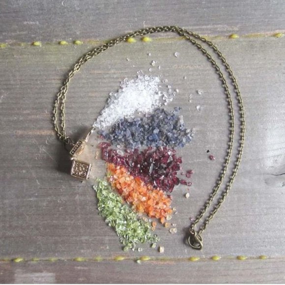 Tarot Magic Prayer Locket Spell Box Witch Necklace - Picture 4 of 4